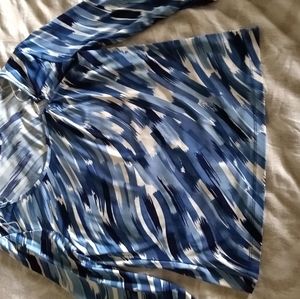 Briggs new York 3/4 sleeve blouse size medium